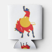 Colorado Buckig Bronco Cowboy Blikjeskoeler (Achterkant)