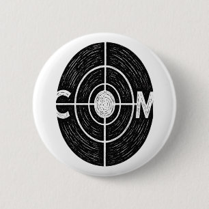 Colorado Bullseye Halftone Vlag Ronde Button 5,7 Cm