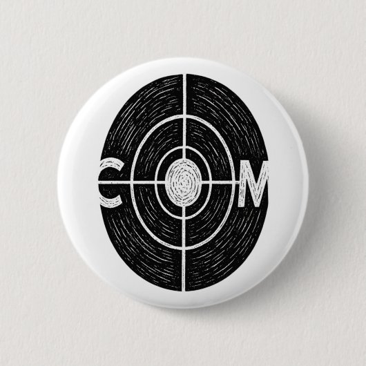 Colorado Bullseye Halftone Vlag Ronde Button 5,7 Cm (Voorkant)