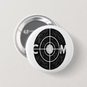Colorado Bullseye Halftone Vlag Ronde Button 5,7 Cm (Voorkant /achterkant)