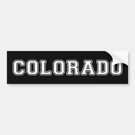 Colorado Bumpersticker (Voorkant)