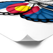 Colorado Butterfly vlag Poster (Hoek)
