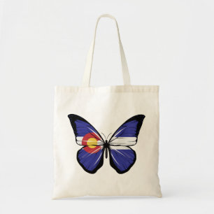 Colorado Butterfly vlag Tote Bag