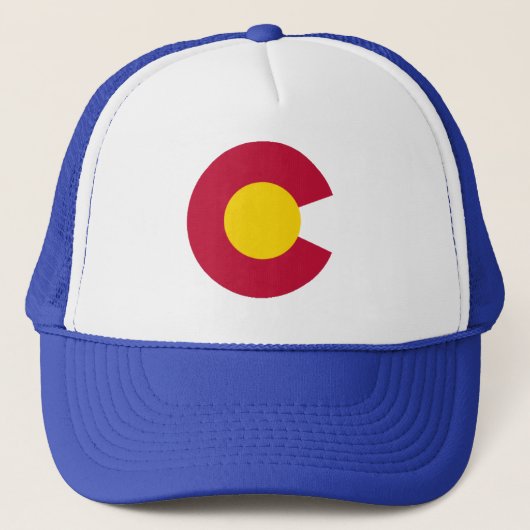 Colorado "C only" Trucker Hat Pet (Voorkant)
