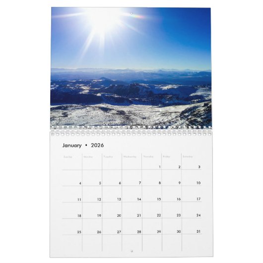 Colorado Calendar Kalender (Jan 2026)