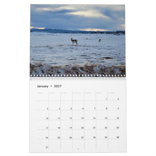 Colorado Calendar Kalender (Jan 2027)