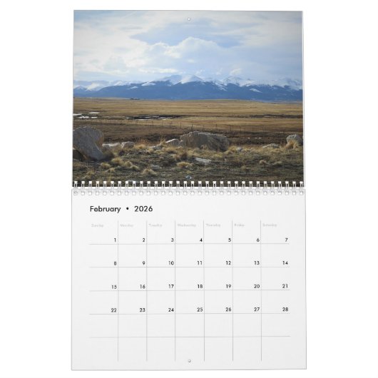Colorado Calendar Kalender (Feb 2026)