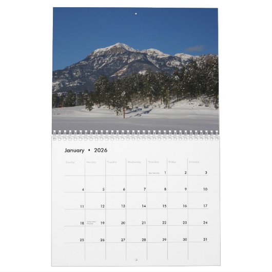 Colorado Calendar Pagosa Country 2012 - 2013 Kalender (Jan 2026)