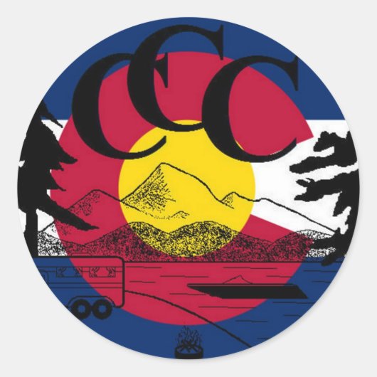 Colorado Camping Crew Sticker (Voorkant)