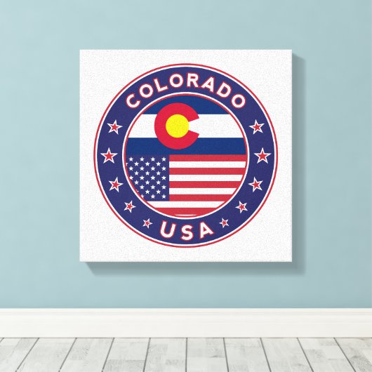 Colorado Canvas Afdruk (Insitu (Houten vloer))