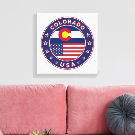 Colorado Canvas Afdruk (Insitu (Woonkamer))