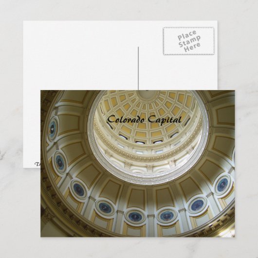 Colorado Capitol Briefkaart (Voorkant / Achterkant)