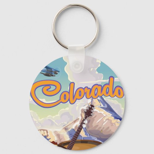 Colorado cartoonafficheprint. sleutelhanger (Voorkant)