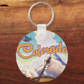 Colorado cartoonafficheprint. sleutelhanger (Voorkant)