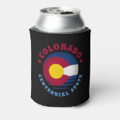 COLORADO CENTENNIAL STATE FLAG BLIKJESKOELER (Blikje Achterkant)