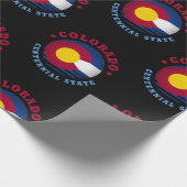 COLORADO CENTENNIAL STATE FLAG CADEAUPAPIER (Hoek)