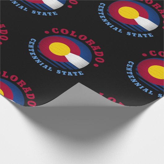 COLORADO CENTENNIAL STATE FLAG CADEAUPAPIER (Hoek)