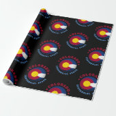 COLORADO CENTENNIAL STATE FLAG CADEAUPAPIER (Uitgerold)