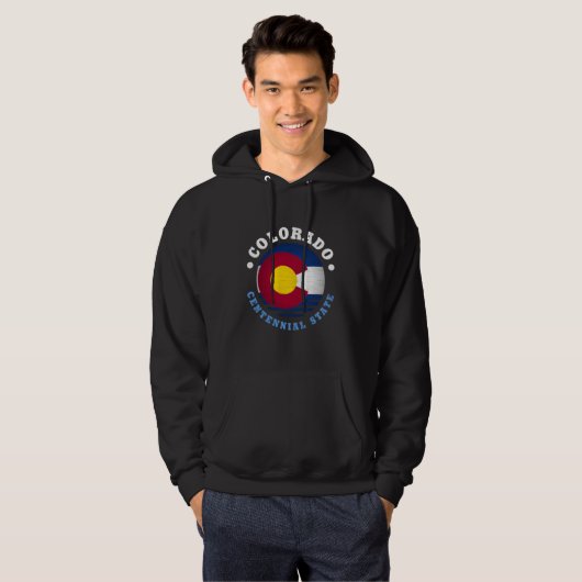COLORADO CENTENNIAL STATE FLAG HOODIE (Voorkant volledig)