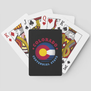 COLORADO CENTENNIAL STATE FLAG POKERKAARTEN