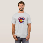 COLORADO CENTENNIAL STATE FLAG T-SHIRT (Voorkant volledig)