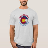 COLORADO CENTENNIAL STATE FLAG T-SHIRT (Voorkant)
