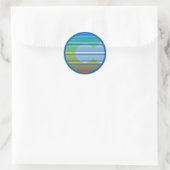 colorado chill fade ronde sticker (Tas)
