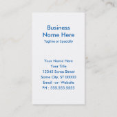 colorado chill fade visitekaartje (Achterkant)