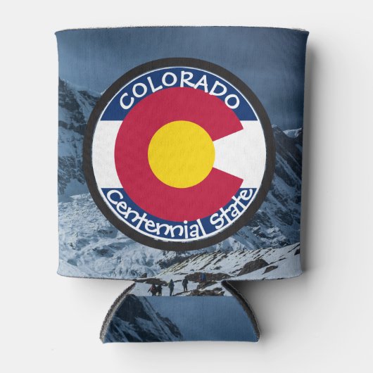 Colorado Circular Flag Blikjeskoeler (Voorkant)