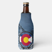 Colorado Circular Flag Flesjeskoeler (Fles Voorkant)