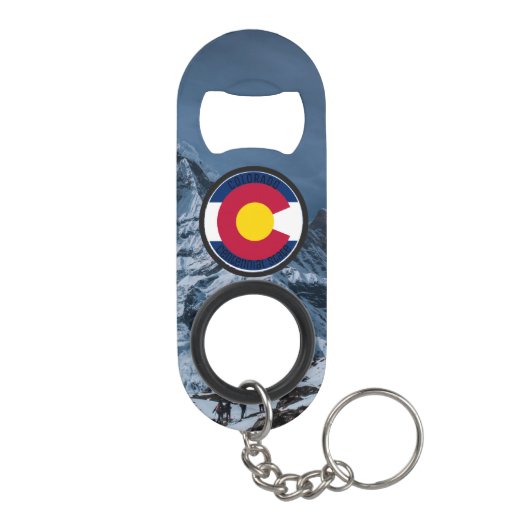 Colorado Circular Flag Mini Flessenopener (Achterkant)
