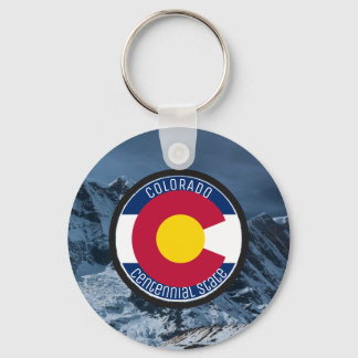 Colorado Circular Flag Sleutelhanger