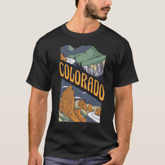COLORADO CITY IN DE BERGEN T-SHIRT