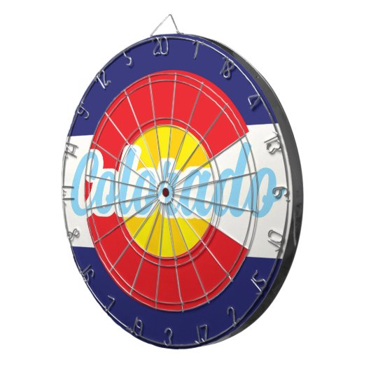 Colorado Classic  stijl Dartbord (Voorkant Rechts)