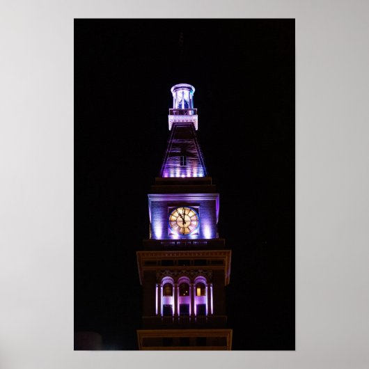 Colorado Clock Tower Poster (Voorkant)