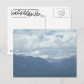 Colorado Collegiate Peaks onder troebele luiken Briefkaart (Voorkant / Achterkant)