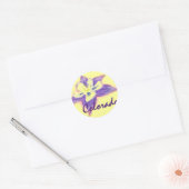 Colorado Columbine flower sticker (Envelop)