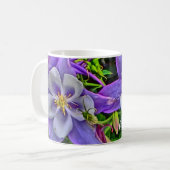 Colorado columbine mok bloemkoffie (Voorkant links)
