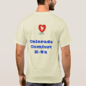 Colorado Comfort Canines Mannen T-Shirt (Achterkant)