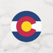 Colorado Confetti, feest, Colorado Vlag Confetti (Kleine voorkant)