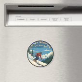 Colorado Copper Mountain Skier Magneet (Insitu (Vaatwasser))