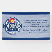 Colorado Country banner-teken Spandoek (Horizontaal)