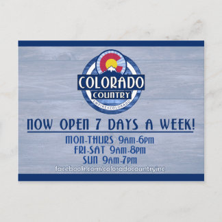 Colorado Country briefkaarten coupon 2