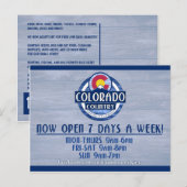 Colorado Country briefkaarten coupon 2 (Voorkant / Achterkant)