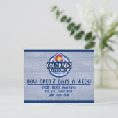 Colorado Country briefkaarten coupon 2 (Staand voorkant)