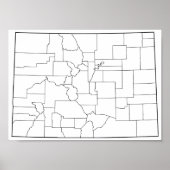 Colorado County's Blank overzicht (Voorkant)