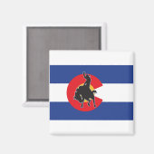 Colorado Cowboy Magneet (Voorkant / Achterkant)