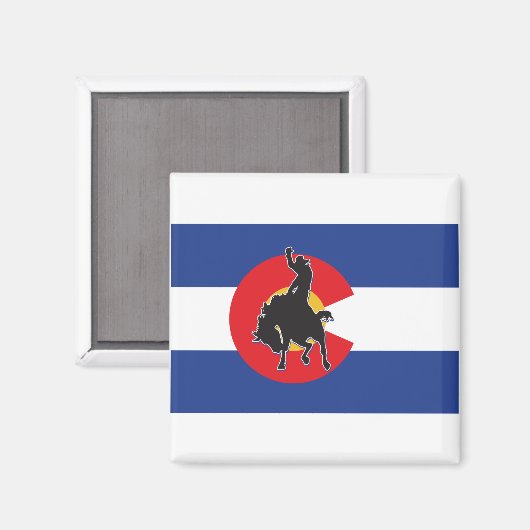 Colorado Cowboy Magneet (Voorkant / Achterkant)