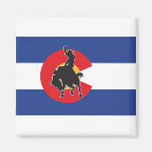 Colorado Cowboy Magneet (Voorkant)