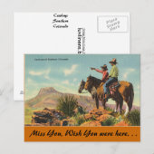 Colorado, Cowboys of Southern Colorado Briefkaart (Voorkant / Achterkant)